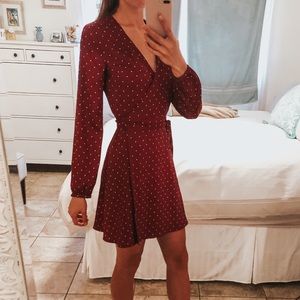 Star Wrap Dress